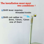 Universal Crystal Handle Shift Stick Knob