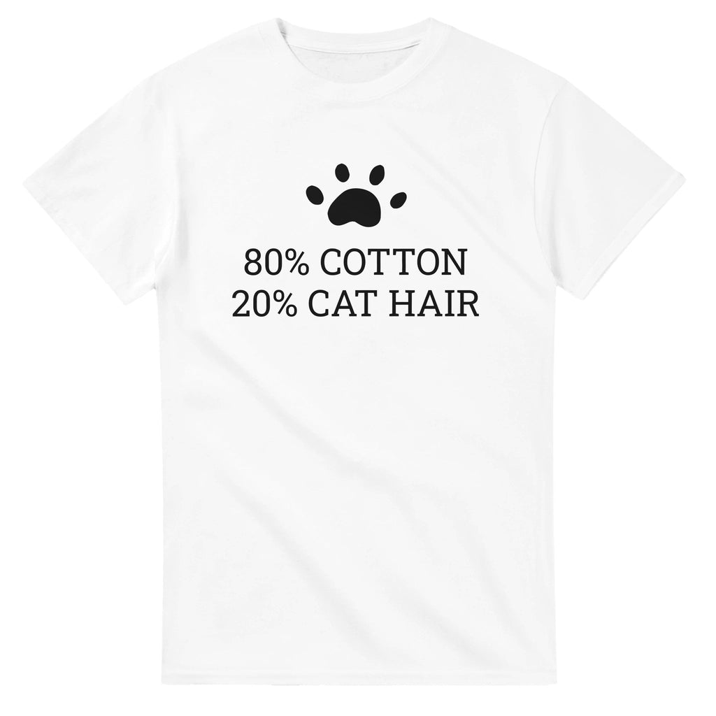80% Cotton 20% Cat Hair Creative T-Shirt