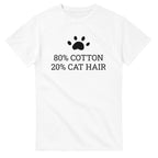 80% Cotton 20% Cat Hair Creative T-Shirt