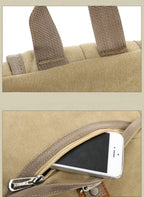 Shoulder Strap Zipper Solid Casual Backpack