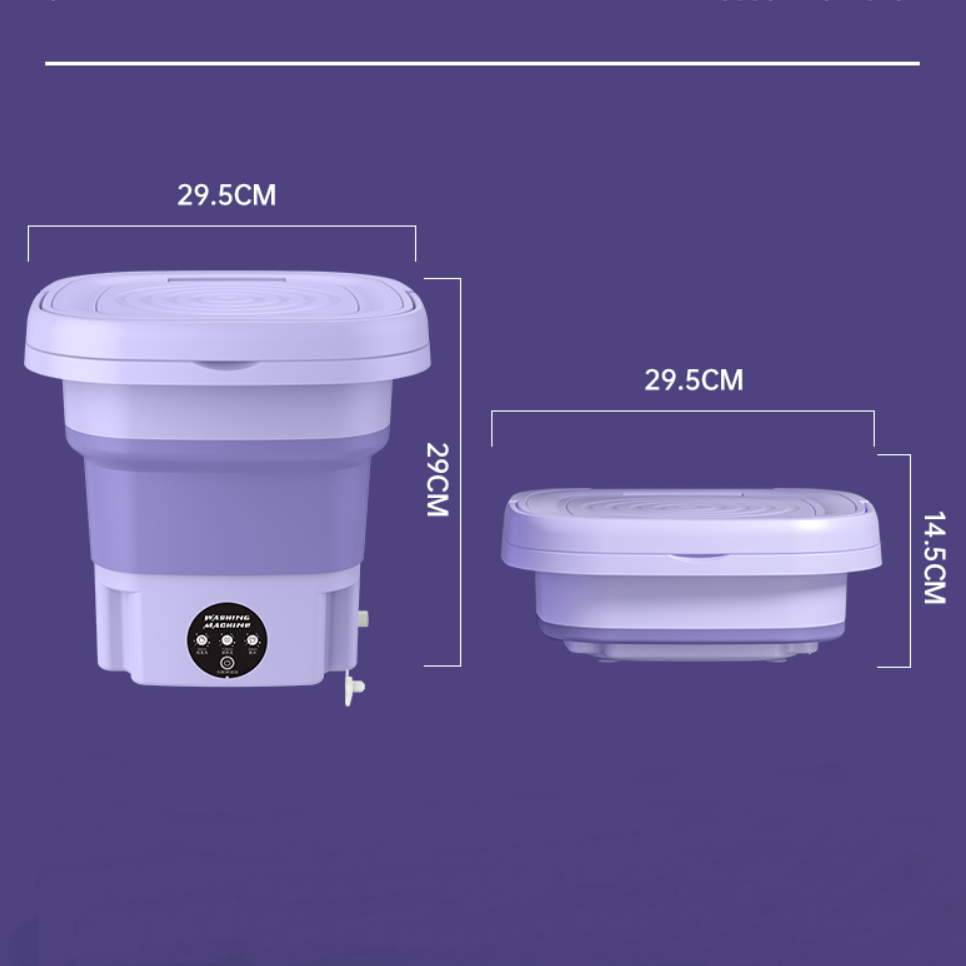 Travel Friendly Portable Foldable Automatic Washing Machine