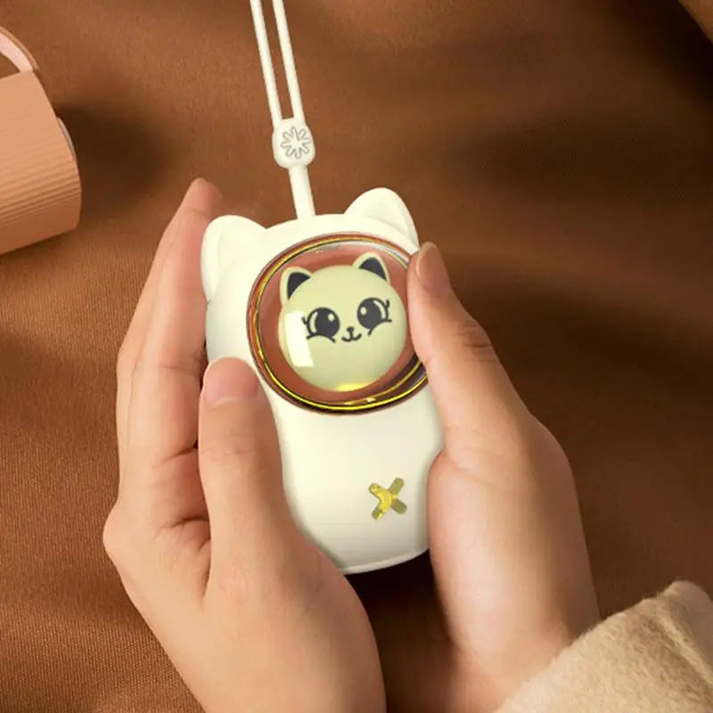 Cute Cat Mini Electric Hand Warmer Power Bank