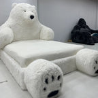 Polar Bear Giant Plush Cozy Bed