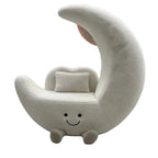 Crescent Cute Moon Plush Lounge Chair