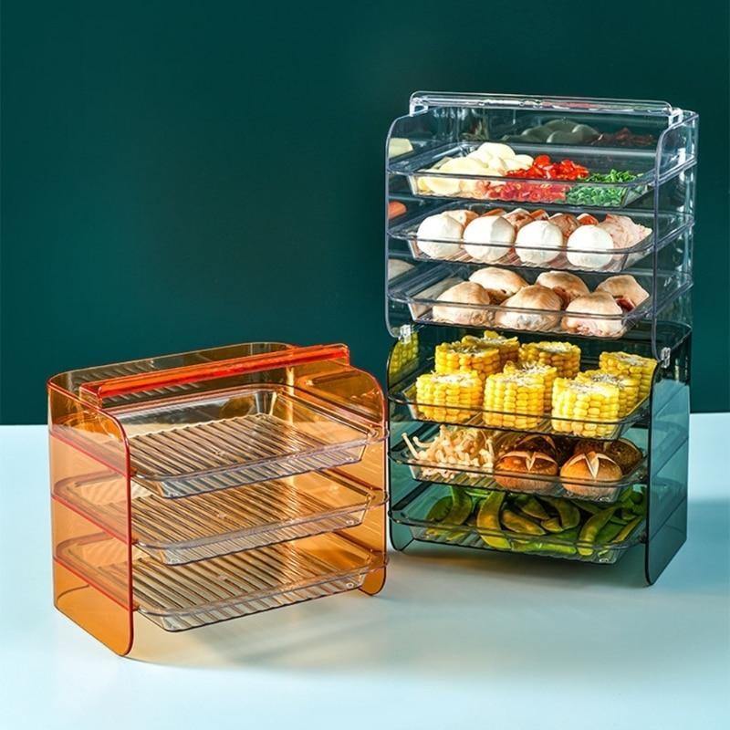 Multi-Layer Stackable Kitchen Storage Rack