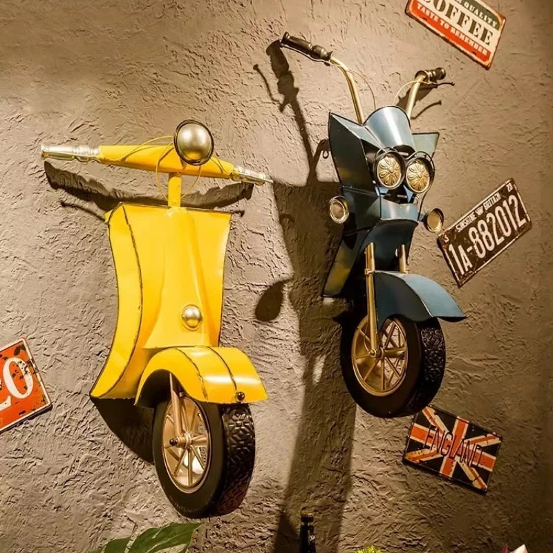 Industry Wall Hanging Motorcycle Decor