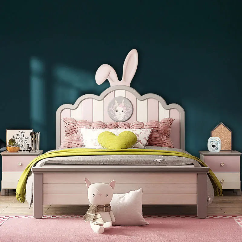 Sleepy Rabbit Wooden Kids Bed