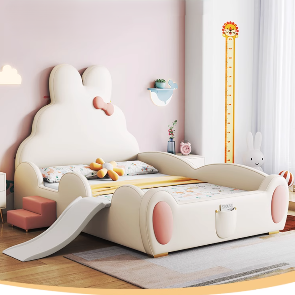 Jumpy Rabbit Cozy Kids Slide Bed
