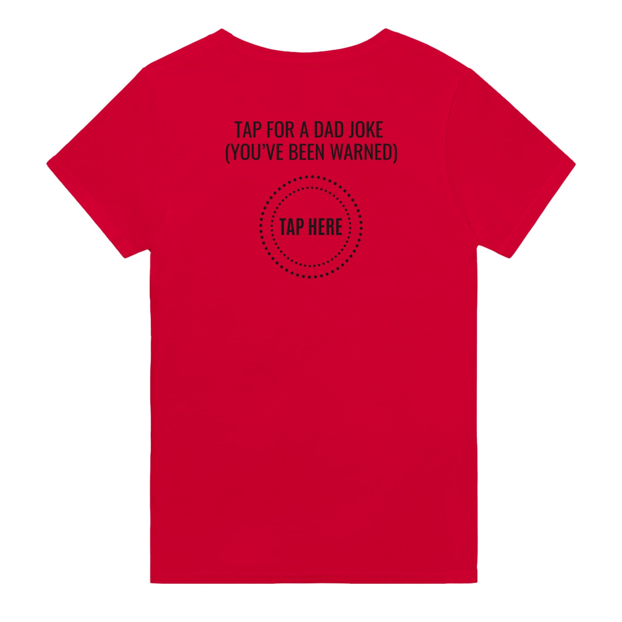 Tap For a Dad Joke Funny Cotton T-Shirt