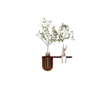 Spiral Sprout LED Backlit Wall Flower Shelf