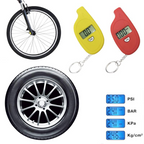 Portable Digital Car Tire Pressure Tester Keychain
