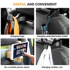 Multifunctional Car Back Seat Phone Holder Hanger