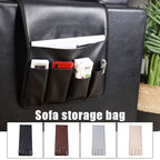 Non-slip 5 Pockets Leather Arm Rest Chair Organizer