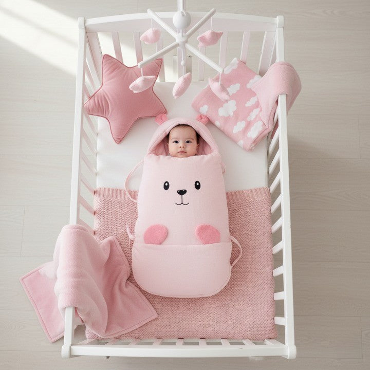 Cozy Mood Cartoon Infant Winter Sleep Bag