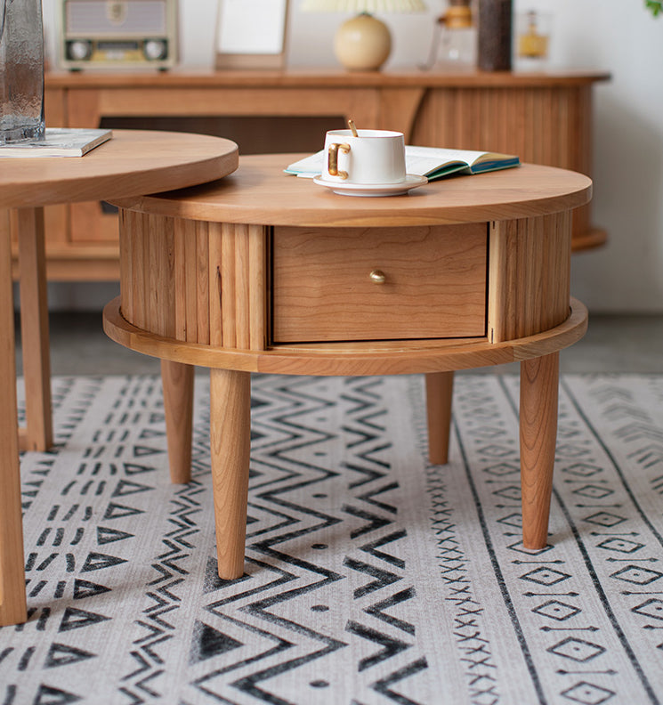 Wooden 2 Resting Coffee End Table Side Tables