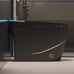 Black Pearl Futuristic Intelligent Elegant Toilet