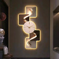 Modern Handcrafted Geometric LED Clock