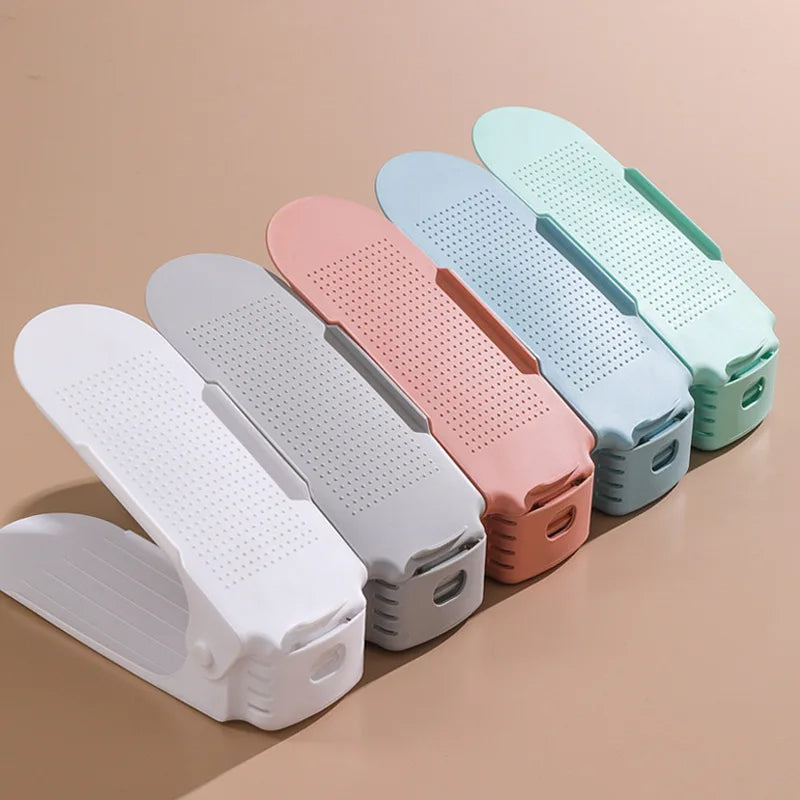 5PCS Adjustable Space Saving Shoe Organizer