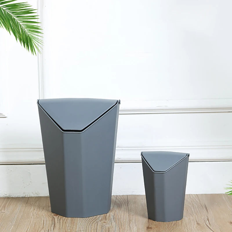 Creative Modern Home Use/Office Desktop Mini Plastic Trash Can