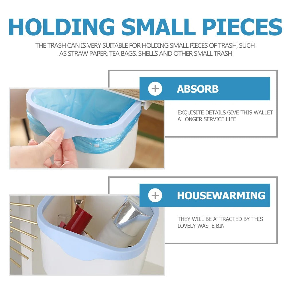 Retractable Under Table Hidden Trash Bin