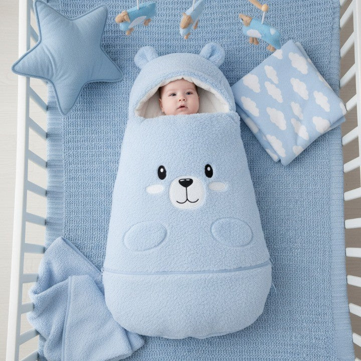 Cozy Mood Cartoon Infant Winter Sleep Bag