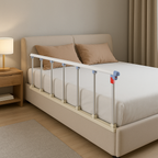 Anti-Fall Elderly Adjustable Bed Guard