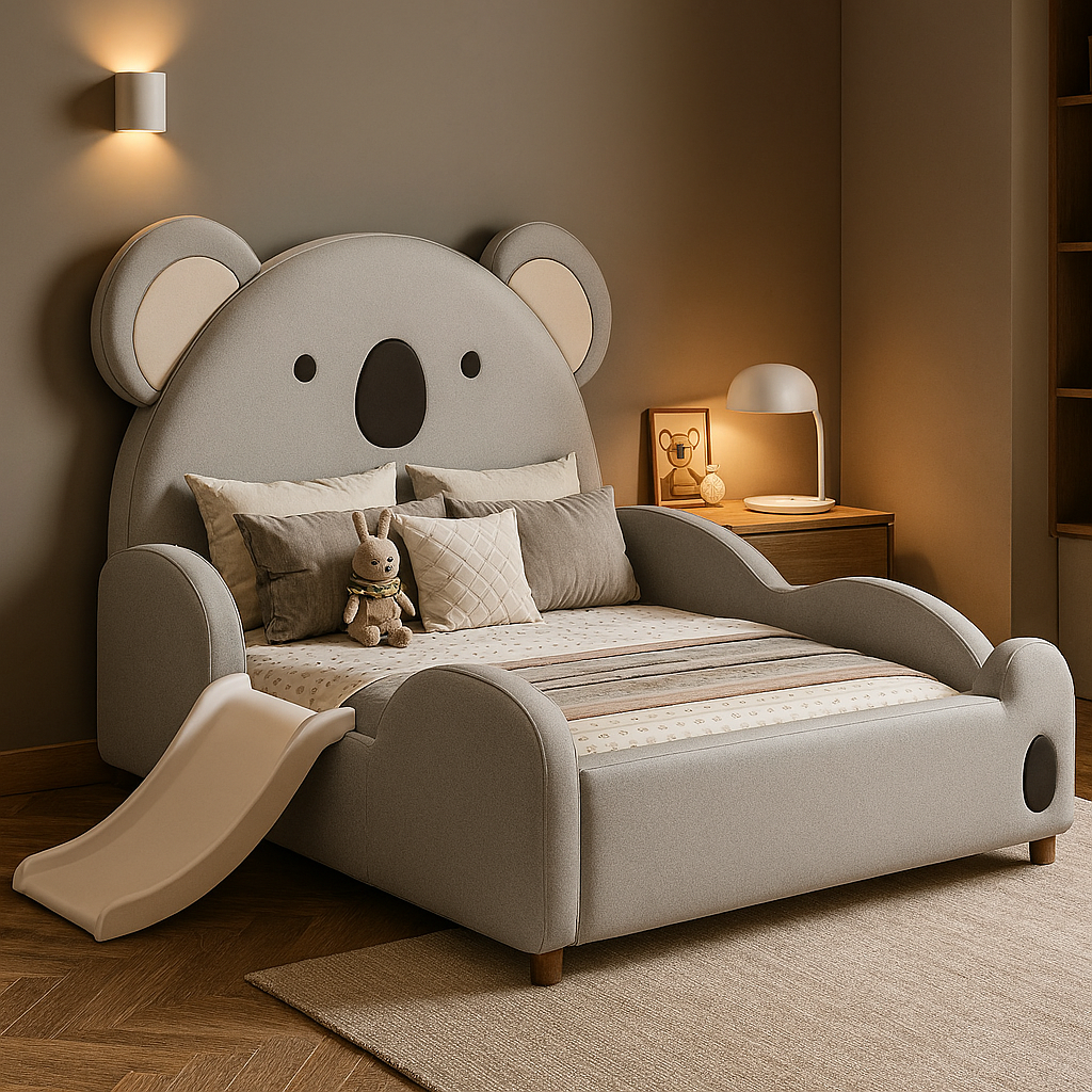 Lazy Koala Soft Slide Kids Bed