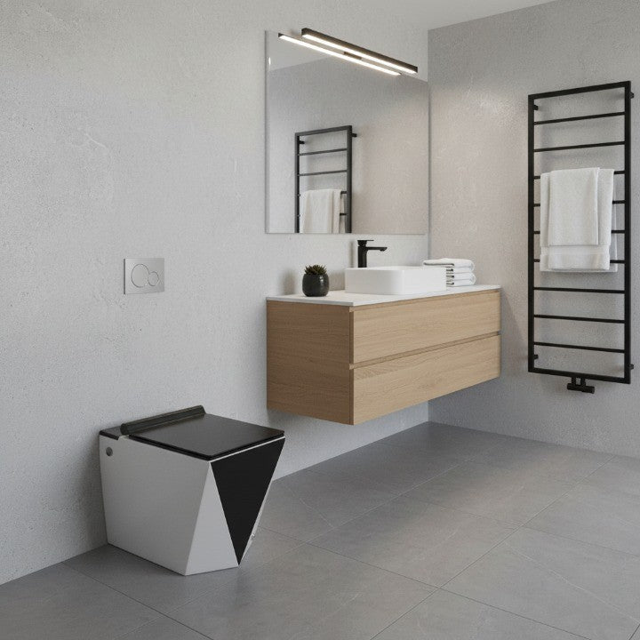 Geometric Edge Minimalist Intelligent Modern Toilet