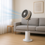 Quiet Flow Smart Turbo Floor Fan