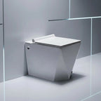 Geometric Edge Minimalist Intelligent Modern Toilet