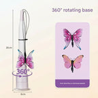 Interactive Rotating Cat Activity Butterfly Toy