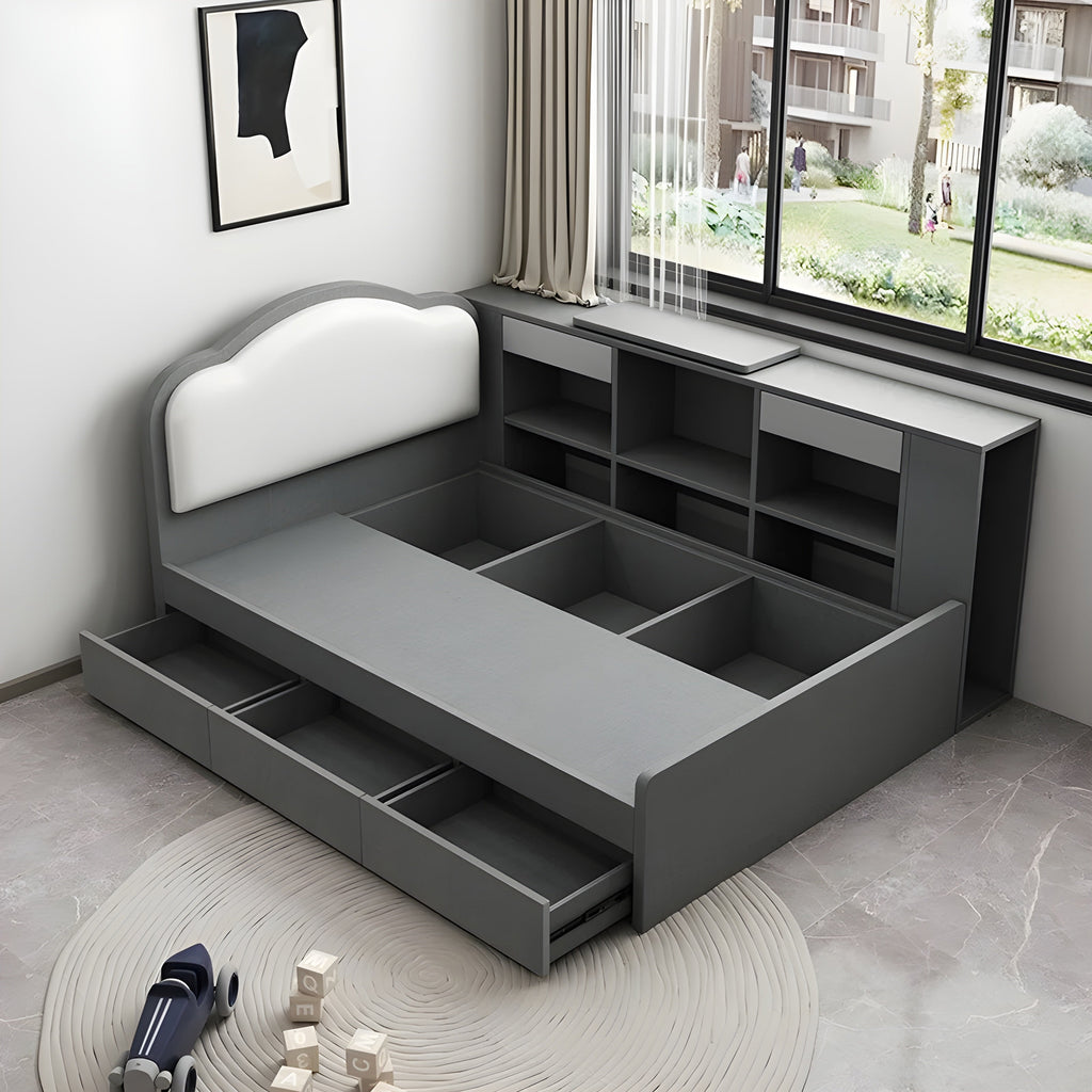 Dream House Loft Desk Storage Multifunctional Bed