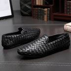 Japanese Style Casual Leather Slip-on Shoe