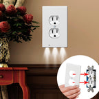 Outlet Cover Wall Plate With Led Night Lights