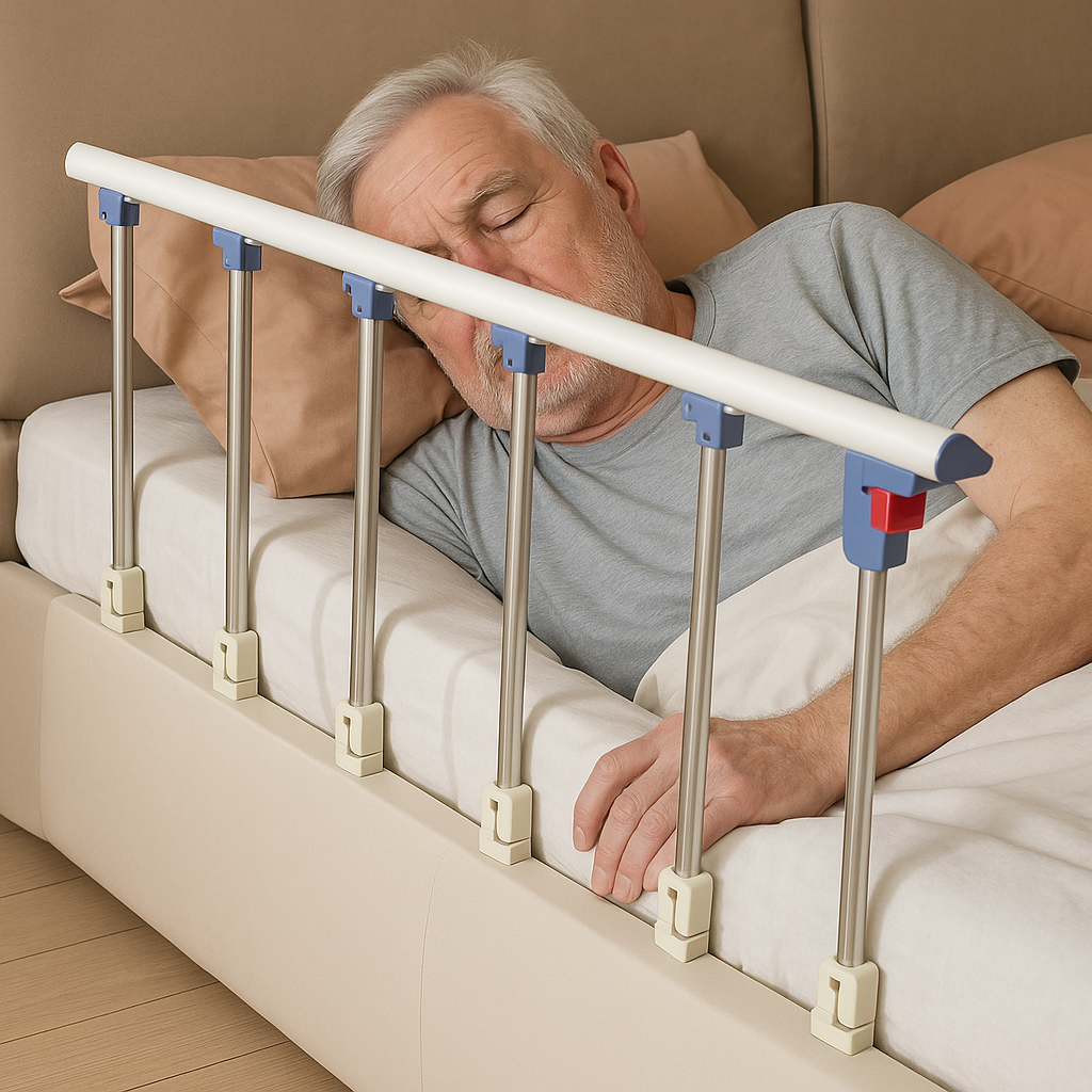 Anti-Fall Elderly Adjustable Bed Guard