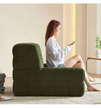 Modern Minimalist  Cube-Style Convertible Modular European Lounge Chair