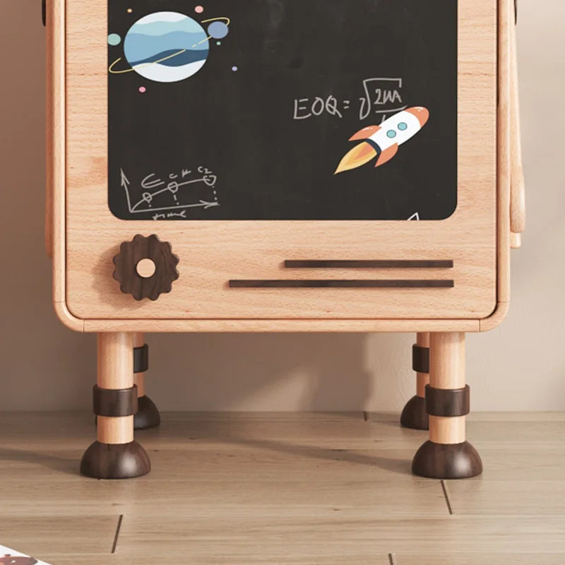 Space Explorer Robot Bedside Storage Cabinet