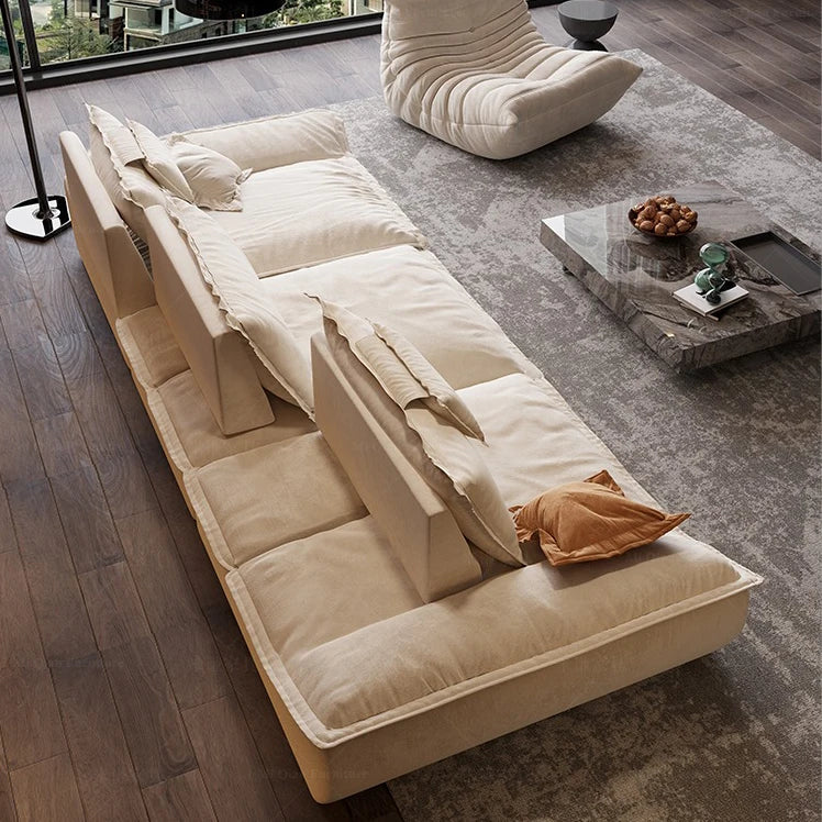 Ultra-Wide Italian Design Adjustable Backrest Sofa