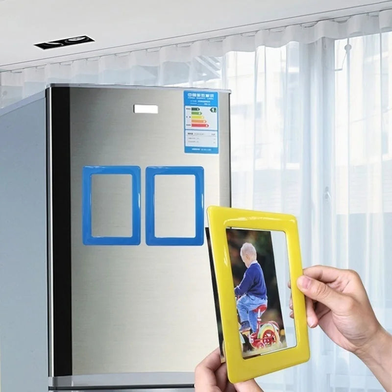 Magnetic Fridge Colorful DIY Photo Frames
