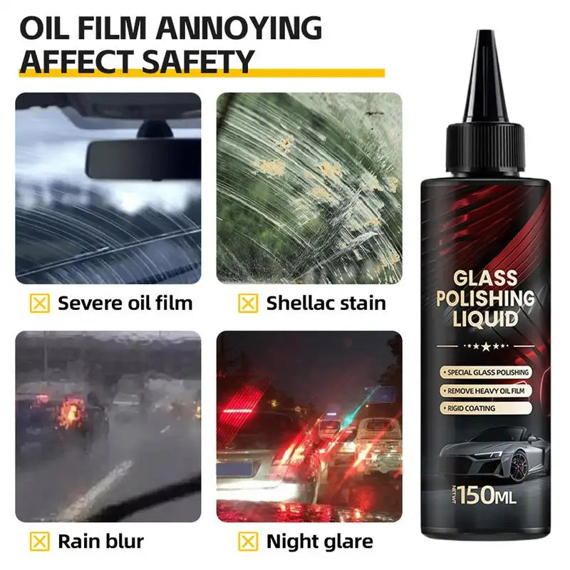 Quick Easy Glass Polishing Stain Cleaner