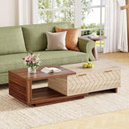 Urban Lift Extendable Wooden Hidden Storage Coffee Table