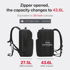 OIWAS Large Capacity Expandable Backpack