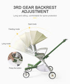 360 Rotating Folding Easy Travel Folding Baby Stroller