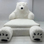 Polar Bear Giant Plush Cozy Bed