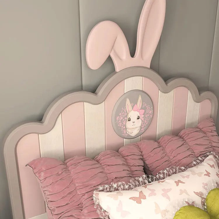 Sleepy Rabbit Wooden Kids Bed