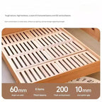 Mushroom Skytime Night Simple Wooden Bed
