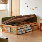 Cozy Corner Wooden Built-In Storage Children’s Bed
