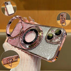 Glitter Magnetic Ring Stand Phone Case