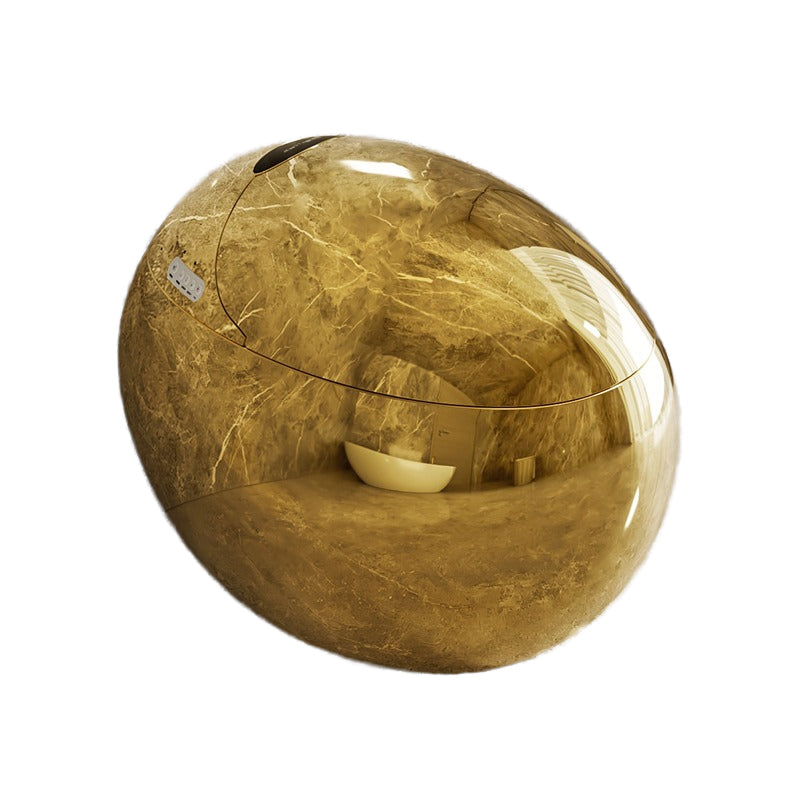 Golden Egg Shape Intelligent Auto Wash Toilet