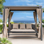 Nordic Style Breezy Outdoor Multifunctional Swing Bed